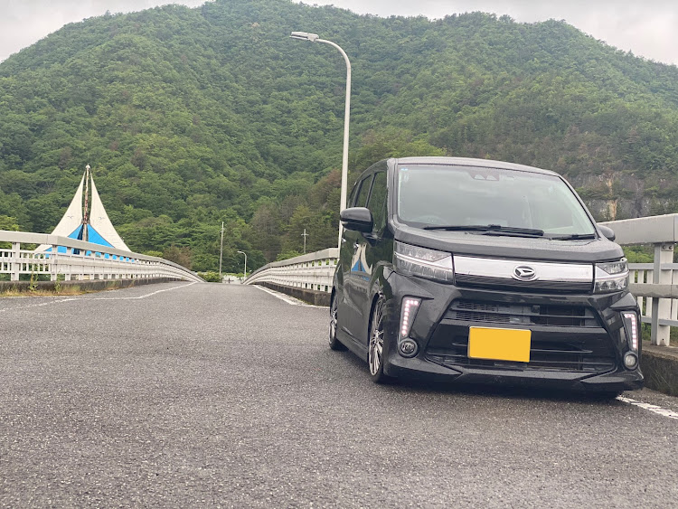 ムーヴカスタムのムーヴカスタムla150s・車好きな人と繋がりたい・レオニスVX・車高調整・糀屋ダムに関するカスタム事例の投稿画像1枚目