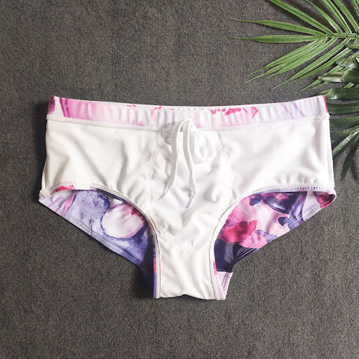 Title 5, Mens Chinese Feng Shui Ink Plum Small Boxer Sw...