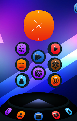 Next Launcher Theme Colorful