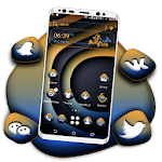 Abstract Curve Art Launcher Theme Apk