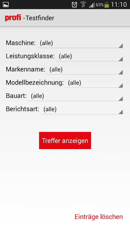 profi Landtechnik testfinder - 7.3 - (Android)