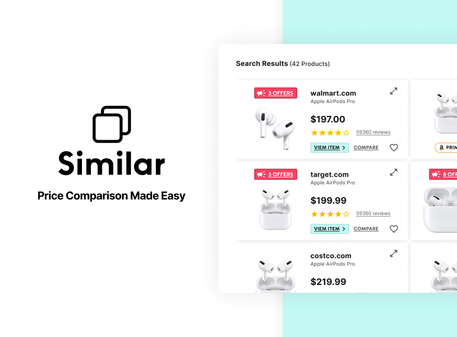 Similar | Price Comparison & Coupon Codes Preview image 1