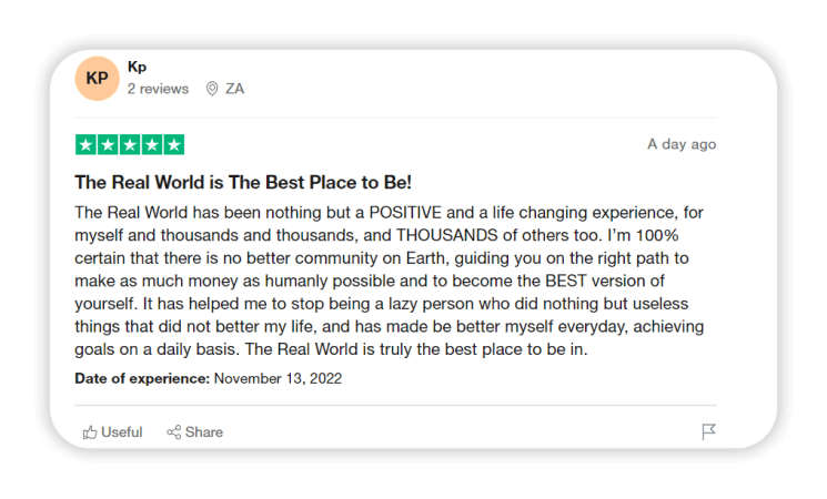 the real world review