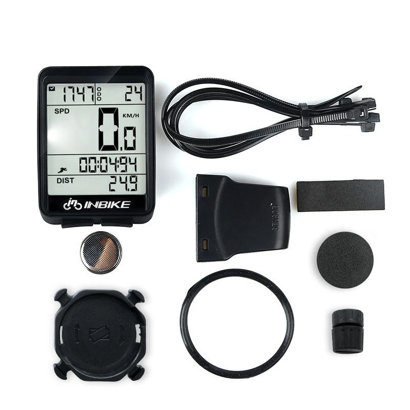 Draadgebonden en Draadloze Fietscomputer voor Mountainbike Snelheidsmeter en Kilometerteller Eenvoudige Installatie en Gebruik.