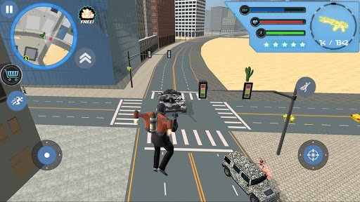 flying jetpack mafia Crime Simulator
