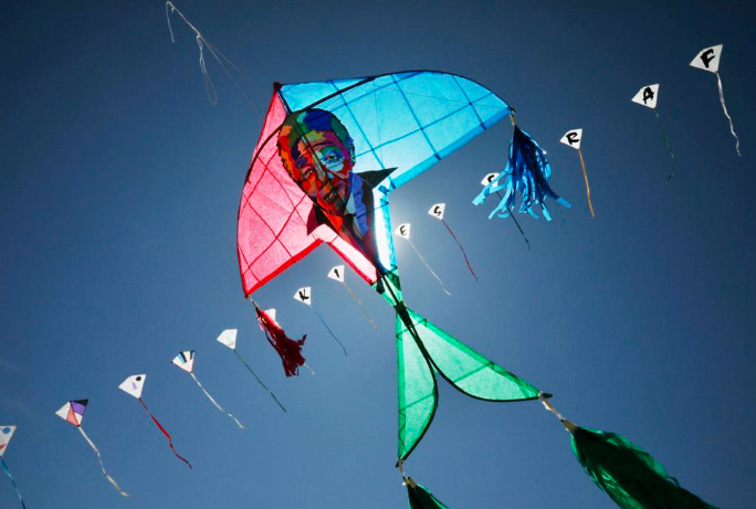 #HopeOnTheRise: Cape Town kiters gathered at Dolphin Beach for a flash fly on day two of the virtual Cape Town International Kite Festival.