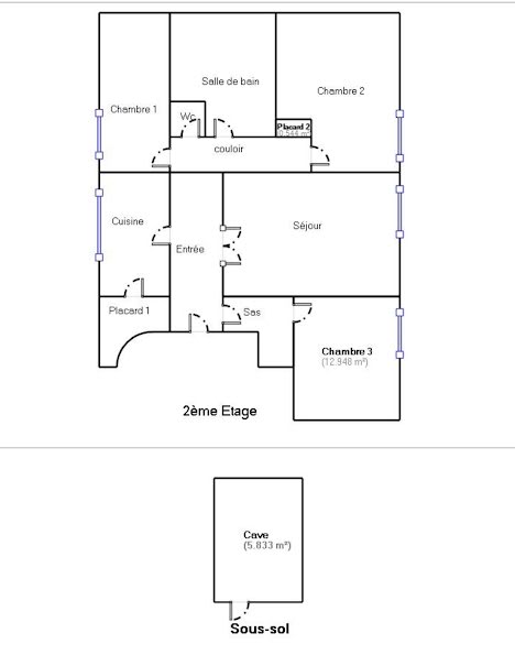 Vente appartement 4 pièces 90 m² à Amiens (80000), 163 000 €