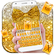 Download Luxury Gold Bow Keyboard theme For PC Windows and Mac