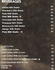 Elaichi's Cafe menu 1