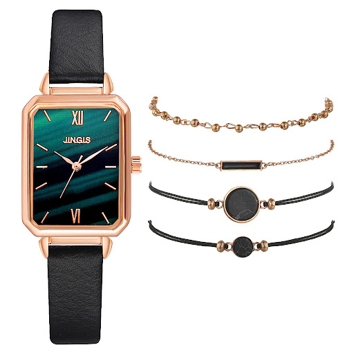 Black belt green and bracelet