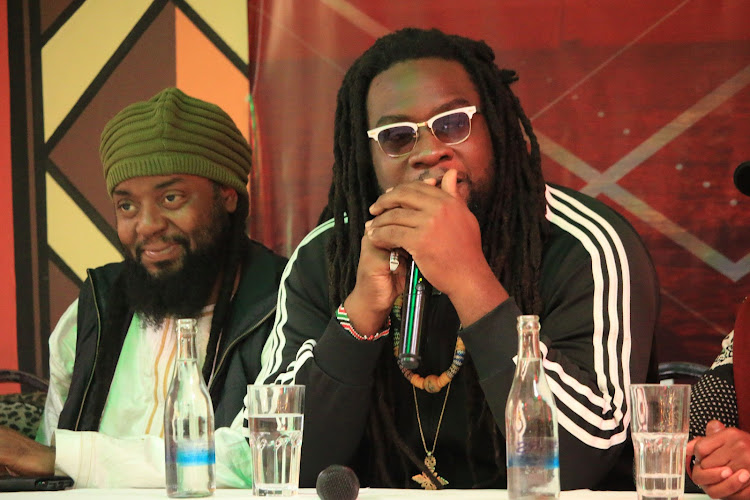 Peter and Mojo of Morgan Heritage group