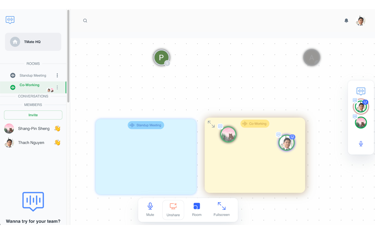 TMate: Virtual office for remote teams Preview image 2