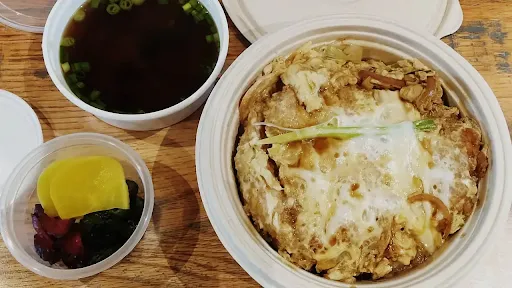 Chicken Katsudon With Miso And Pickles