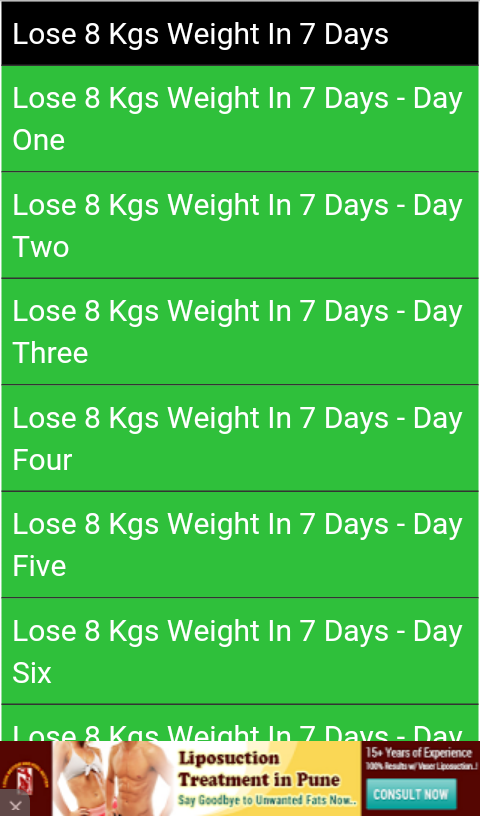 Free Diet Chart For Weight Loss For Female