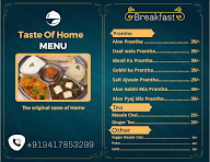 Taste Of Home menu 1