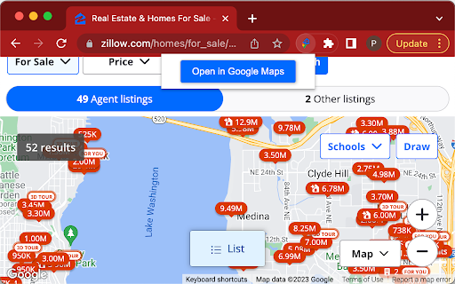 Zillow/Google Maps Connect