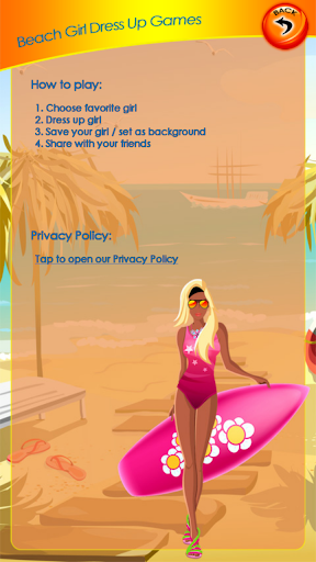 Beach Girl Dress Up Games