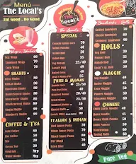 The Local's menu 1