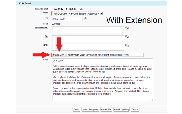 Salesforce Case Number Insert Preview image 1