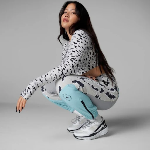 Adidas By Stella Mccartney Blocked Woven Track Pants Grey | Adidas India in DB City Mall - | July, 2023