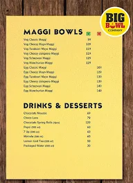 Big Bowl (Big Bowl Company) menu 3