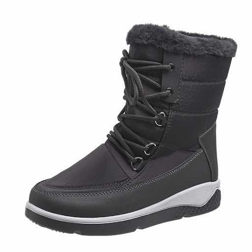 Title 8, Womens Large High Top Cotton Boots with Plush ...