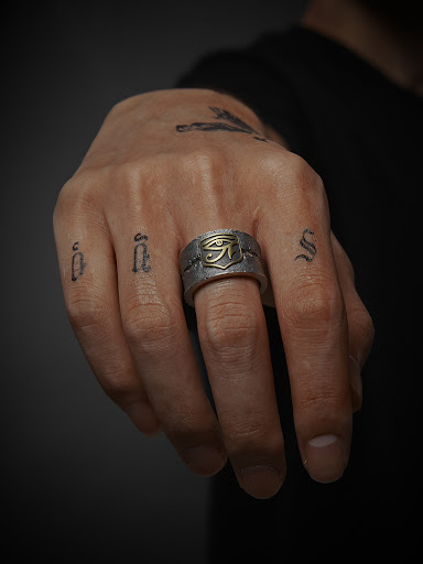 Title 4, Thai Silver Mens Ring Hip Hop Fashion Brand St...