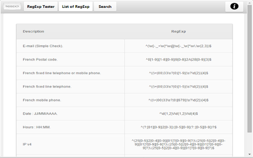 RegEx Test & Search