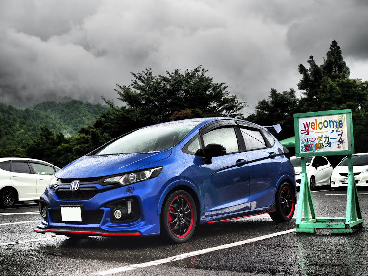フィットの嵐山高尾オールホンダカーズオフ・梅雨明け間近・オフ会・ジャパン峠プロジェクト・嵐山高雄パークウェイに関するカスタム事例の投稿画像1枚目
