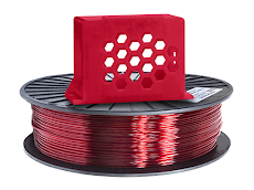 Translucent Red PRO Series PETG Filament - 2.85mm (1kg)