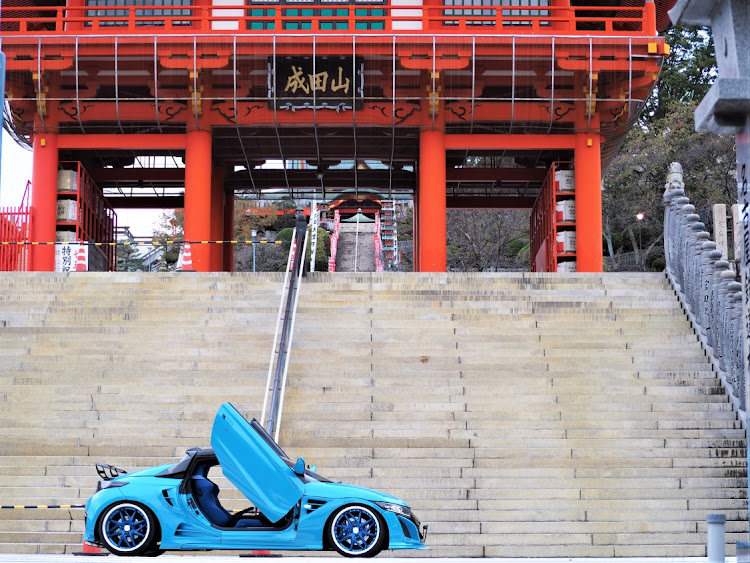 S660のあけましておめでとうございます・新年のご挨拶・犬山成田山・成田山 名古屋別院 大聖寺・ペガサスブルーに関するカスタム事例の投稿画像2枚目