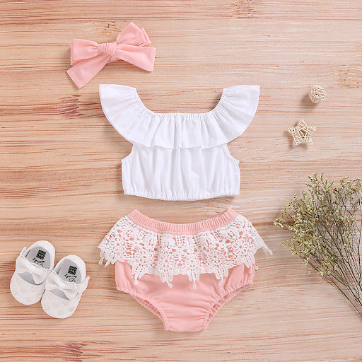 Title 2, Summer No Hooded Suit Solid Cotton Children Clo...