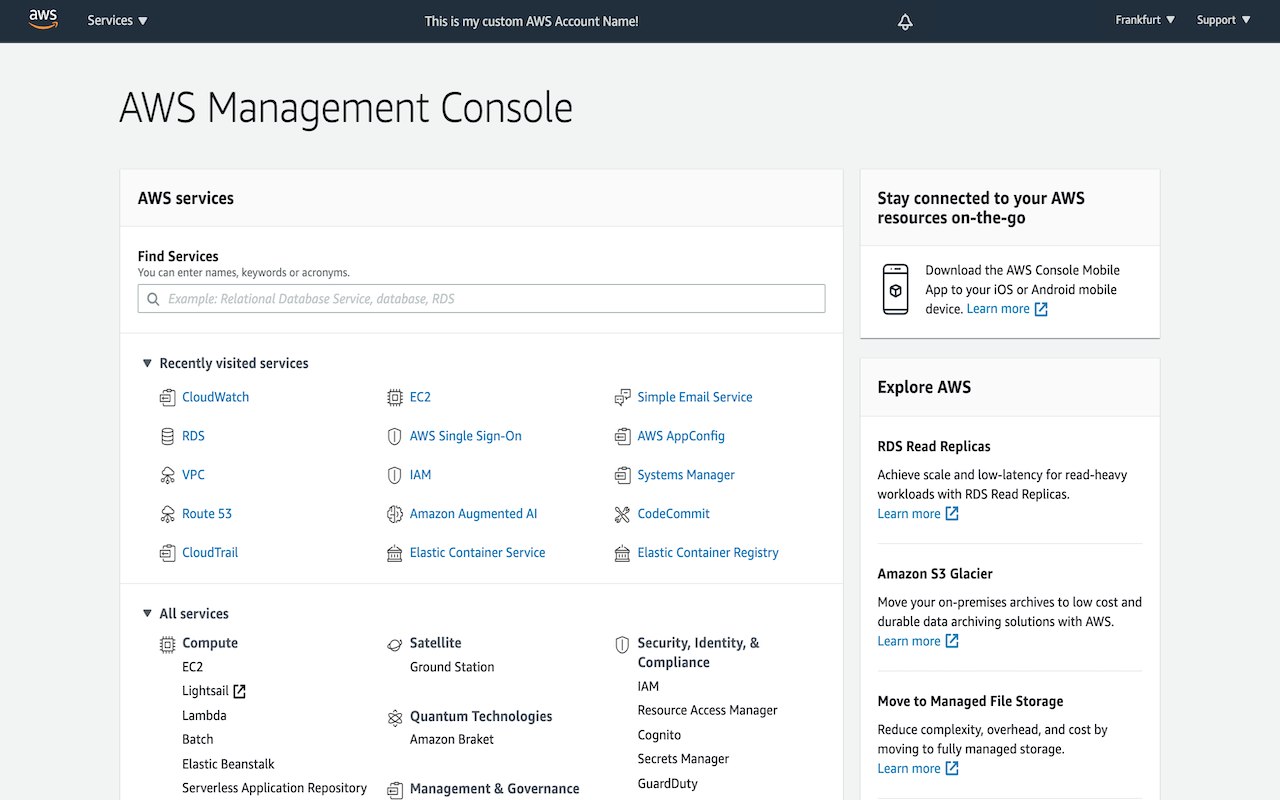 AWS Console Labels Preview image 0