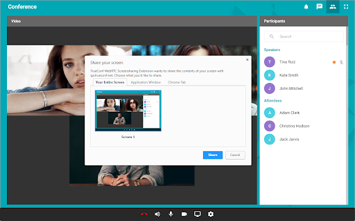 TrueConf Content Sharing Extension