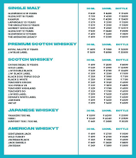 Skyloft Open Air Lounge menu 3