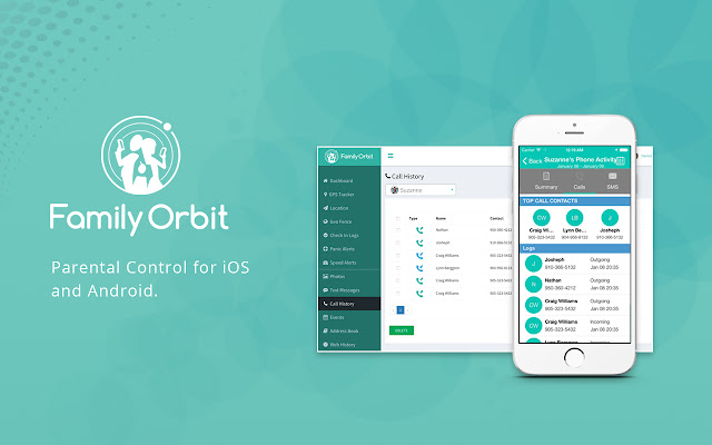 Family Orbit chrome extension