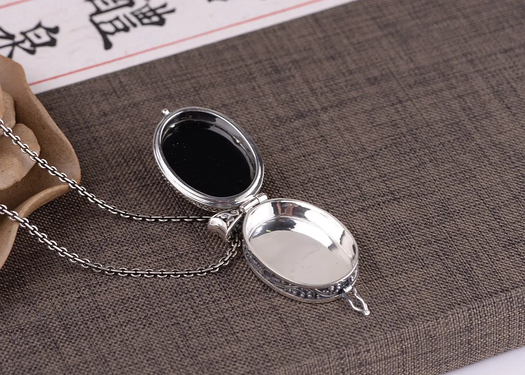Title 6, Pendentif en argent thaïlandais vintage S925 av...