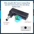 Đầu Sạc Chuyển Đổi Cổng Usb Type C Sang Nguồn Điện Dc 4.5X3.0Mm / 4.5*3.0Mm Chuyên Dụng Cho Laptop Dell Hp Msi