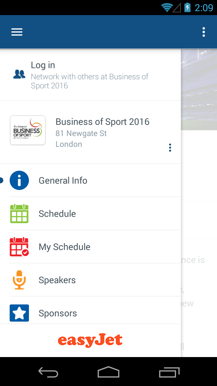 Telegraph Business Events Screen 3