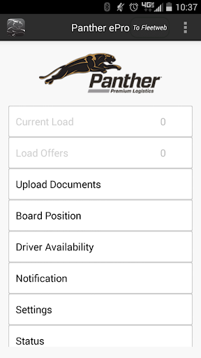 Panther Fleet Mobile App