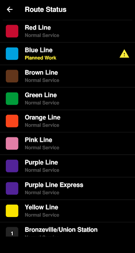 ArrivL - Chicago Train  Bus Arrivals