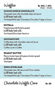 Cold Love Ice Cream menu 2