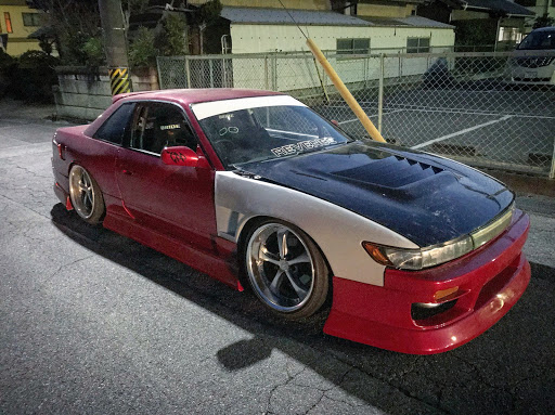 s13 シルビア　純正フロントフェンダー左右　ミサイルマン50ミリワイド