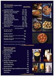 Chinese Platter menu 1