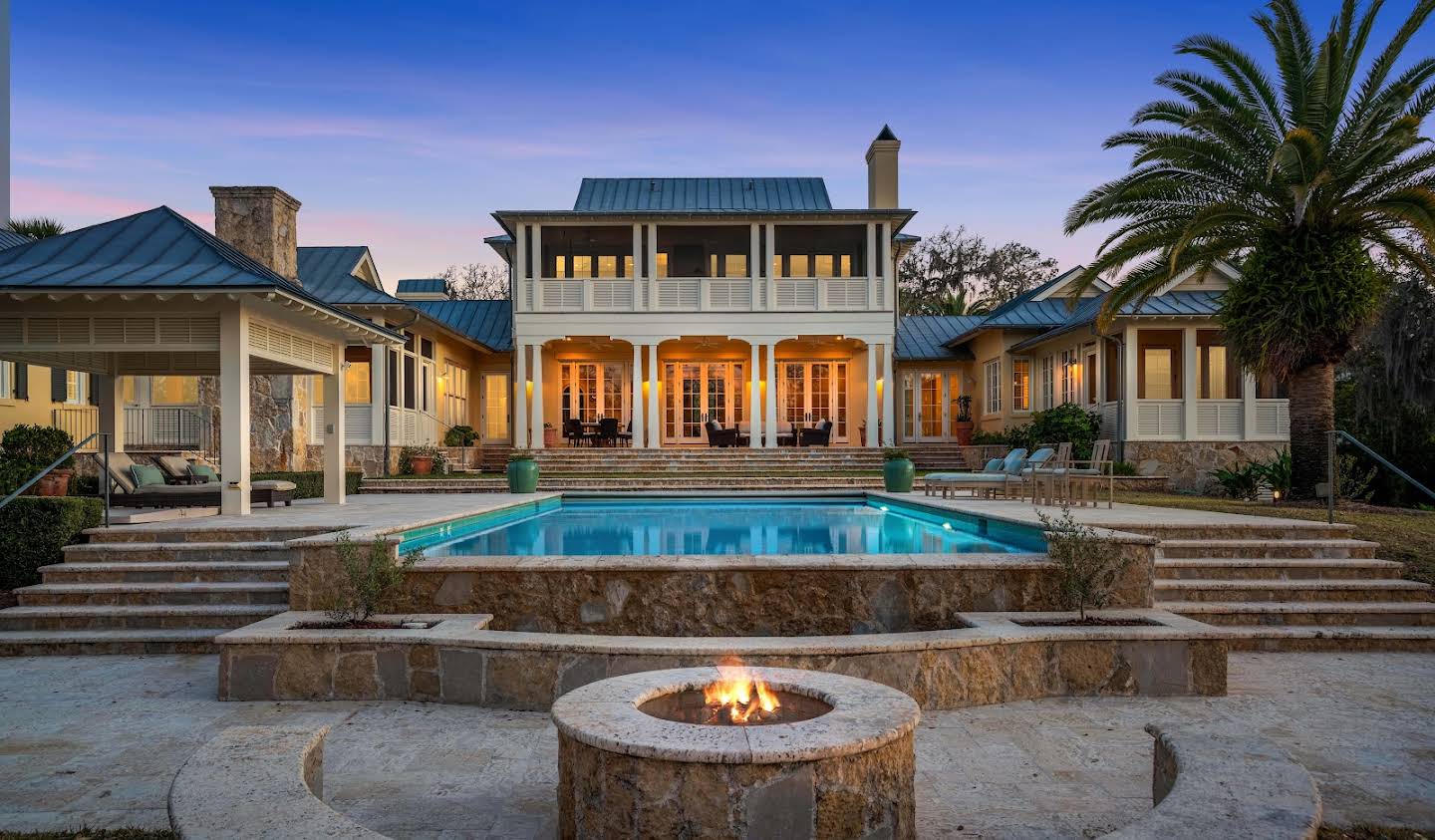 House with terrace St. Simons Island