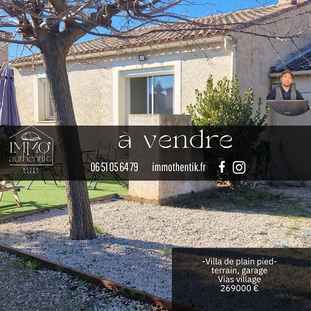 Vente maison 3 pièces 62.38 m² à Vias (34450), 269 000 €