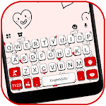 Cover Image of Download Hearts Doodles Keyboard Theme 1.0 APK