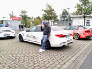 Phuti Mpyane at the Nürburgring. 