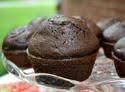 LOW FAT ZUCCHINI CHOCOLATE MUFFINS