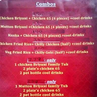 Biriyani Virundhu menu 3